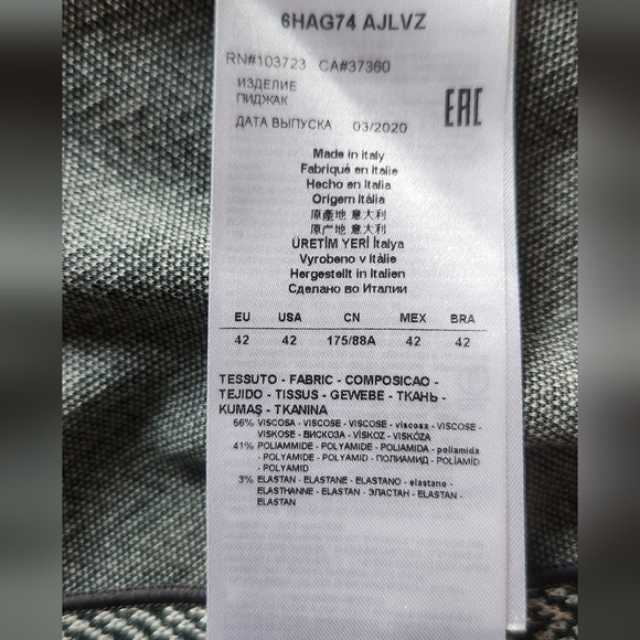 Giorgio Armani Blazer Size 42 - Picture 6 of 6